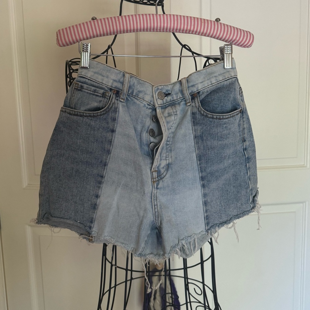 Pacsun high rise icon denim shorts